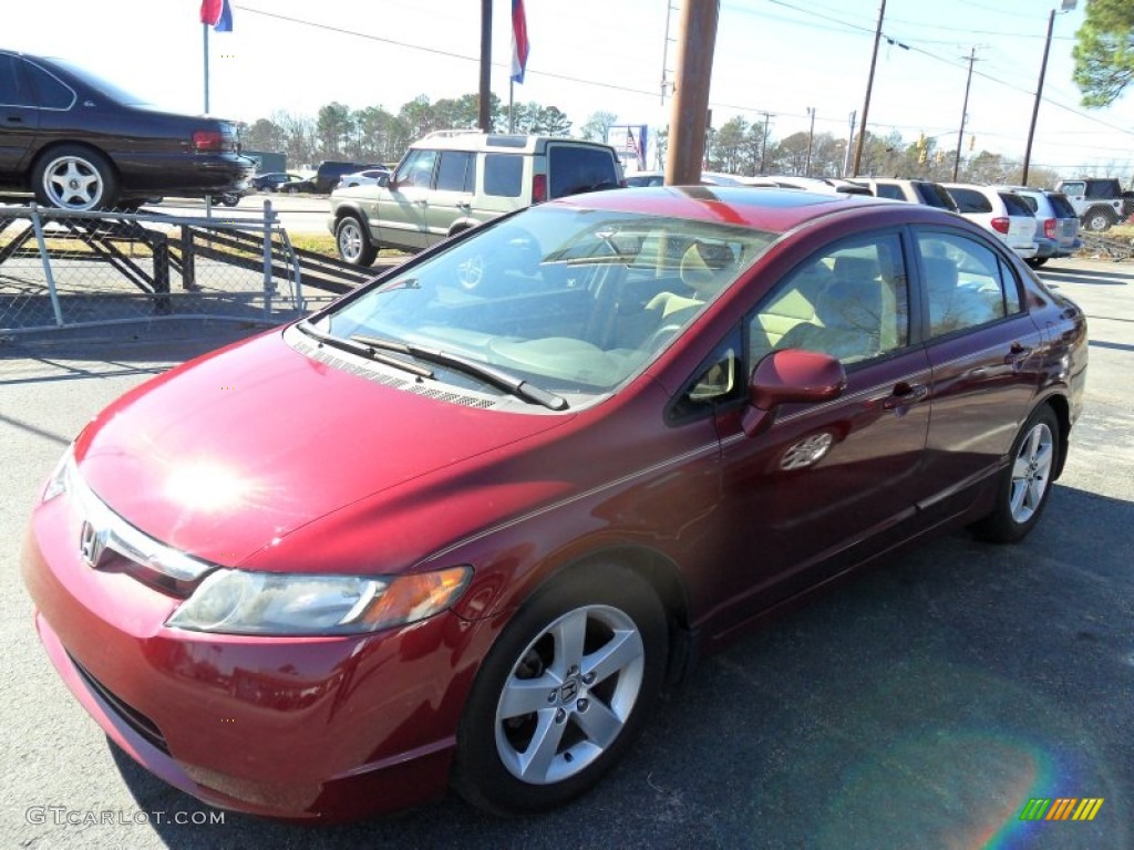 Tango Red Pearl 2006 Honda Civic EX Sedan Exterior Photo #77293496