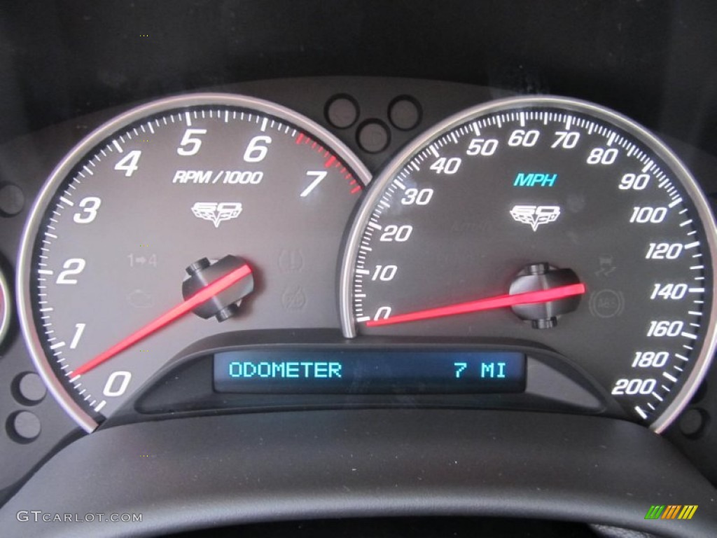 2013 Chevrolet Corvette Grand Sport Coupe Gauges Photo #77293503
