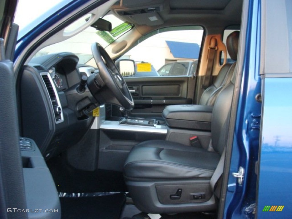 2010 Ram 1500 Sport Crew Cab 4x4 - Deep Water Blue Pearl / Dark Slate Gray photo #9