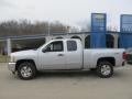 2013 Silver Ice Metallic Chevrolet Silverado 1500 LT Extended Cab 4x4  photo #2