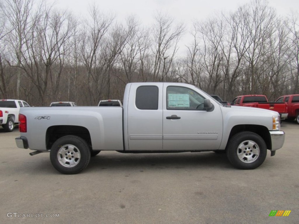 2013 Silverado 1500 LT Extended Cab 4x4 - Silver Ice Metallic / Ebony photo #8