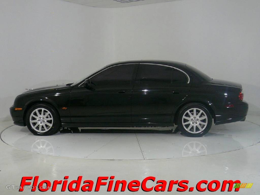 2002 S-Type 3.0 - Black / Charcoal photo #3