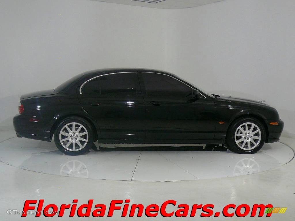2002 S-Type 3.0 - Black / Charcoal photo #4