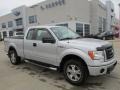 2010 Ingot Silver Metallic Ford F150 STX SuperCab 4x4  photo #2