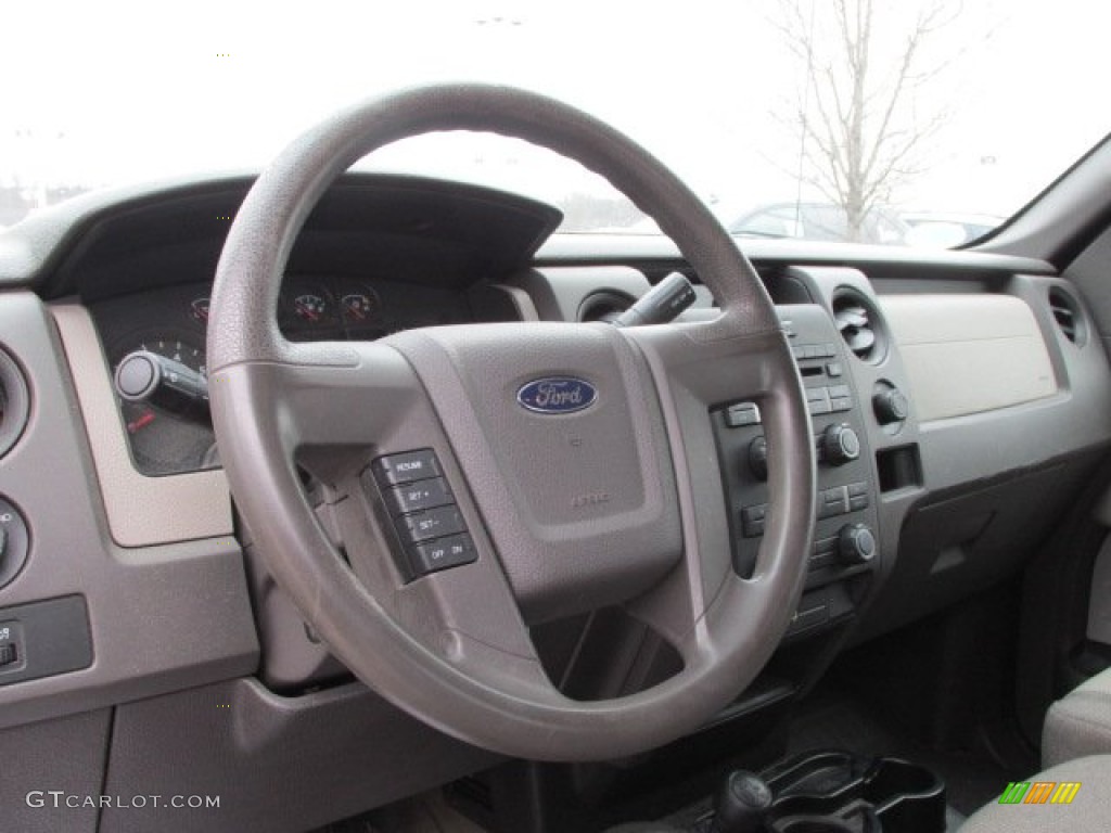 2010 F150 STX SuperCab 4x4 - Ingot Silver Metallic / Medium Stone photo #13