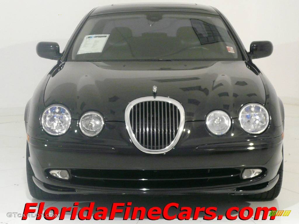 2002 S-Type 3.0 - Black / Charcoal photo #5
