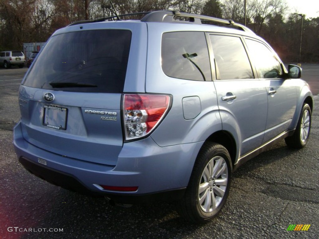2012 Forester 2.5 X Premium - Ice Blue Metallic / Platinum photo #4