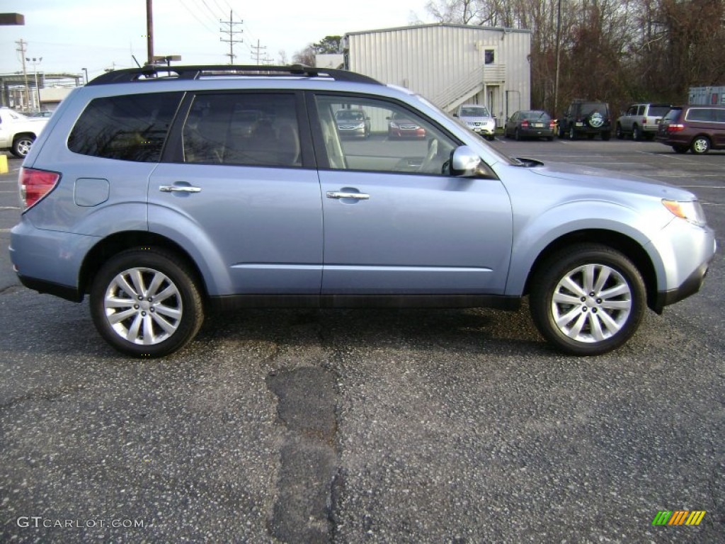 2012 Forester 2.5 X Premium - Ice Blue Metallic / Platinum photo #7