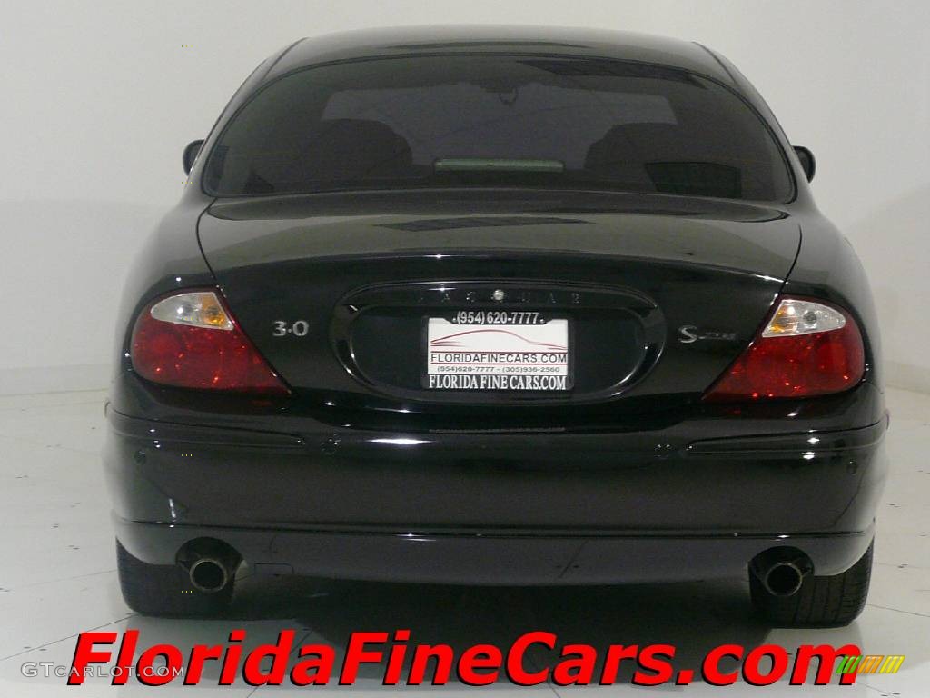 2002 S-Type 3.0 - Black / Charcoal photo #6