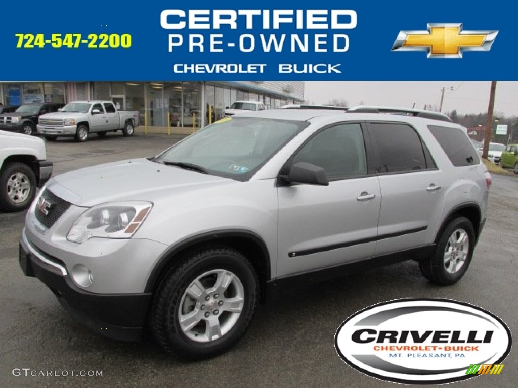 2009 Acadia SLE AWD - Quicksilver Metallic / Ebony photo #1