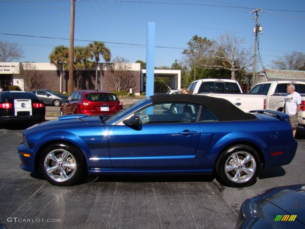 Vista Blue Metallic 2009 Ford Mustang GT/CS California Special Convertible Exterior Photo #77296683