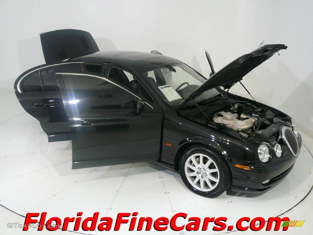 2002 S-Type 3.0 - Black / Charcoal photo #7