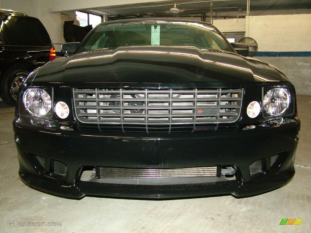 2006 Mustang Saleen S281 Supercharged Coupe - Black / Dark Charcoal photo #2