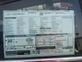  2013 Cruze LT/RS Window Sticker