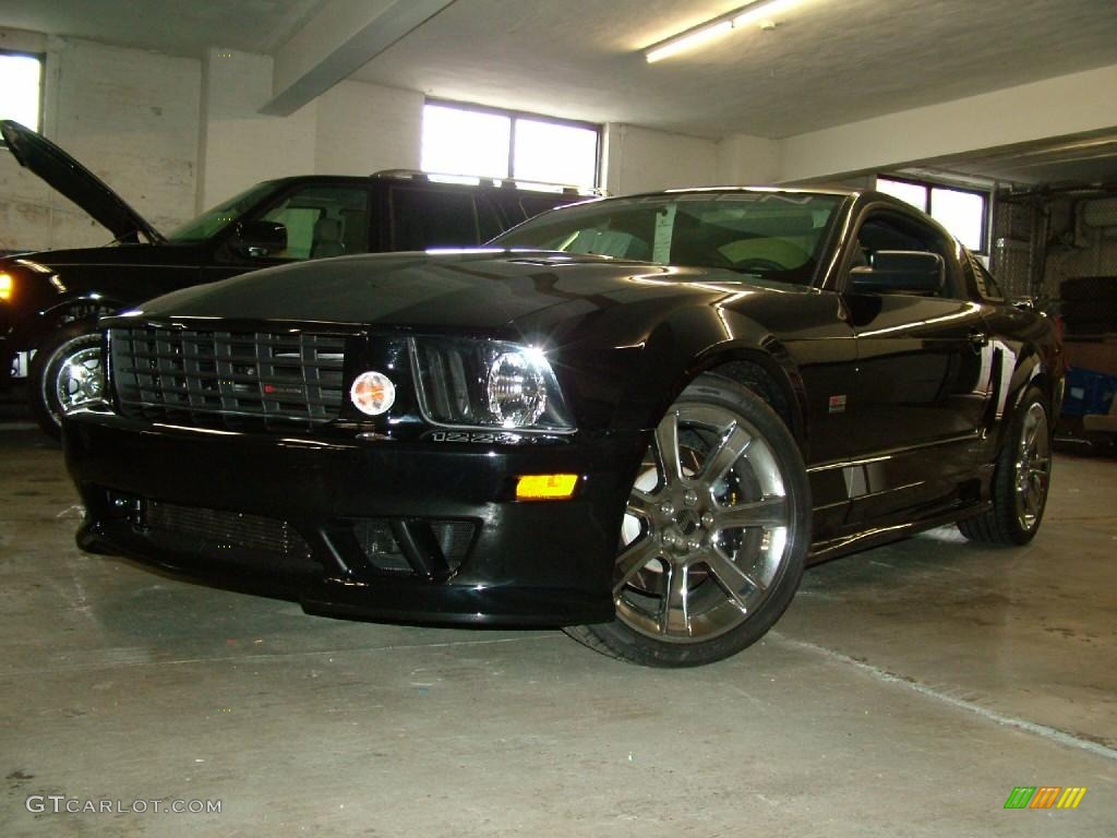 2006 Mustang Saleen S281 Supercharged Coupe - Black / Dark Charcoal photo #3