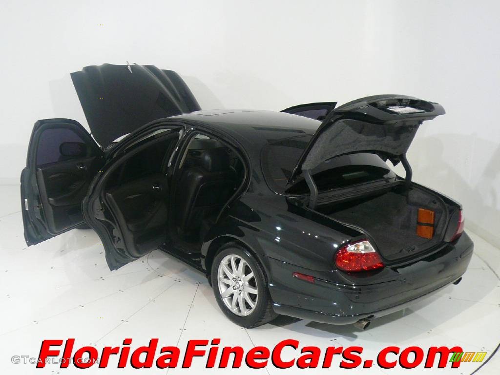 2002 S-Type 3.0 - Black / Charcoal photo #8
