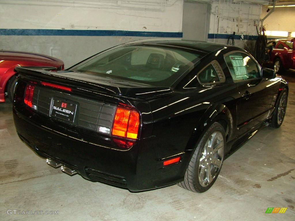 2006 Mustang Saleen S281 Supercharged Coupe - Black / Dark Charcoal photo #4