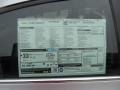 2013 Chevrolet Cruze ECO Window Sticker