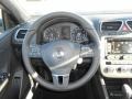 Charcoal/Black 2013 Volkswagen Eos Lux Steering Wheel