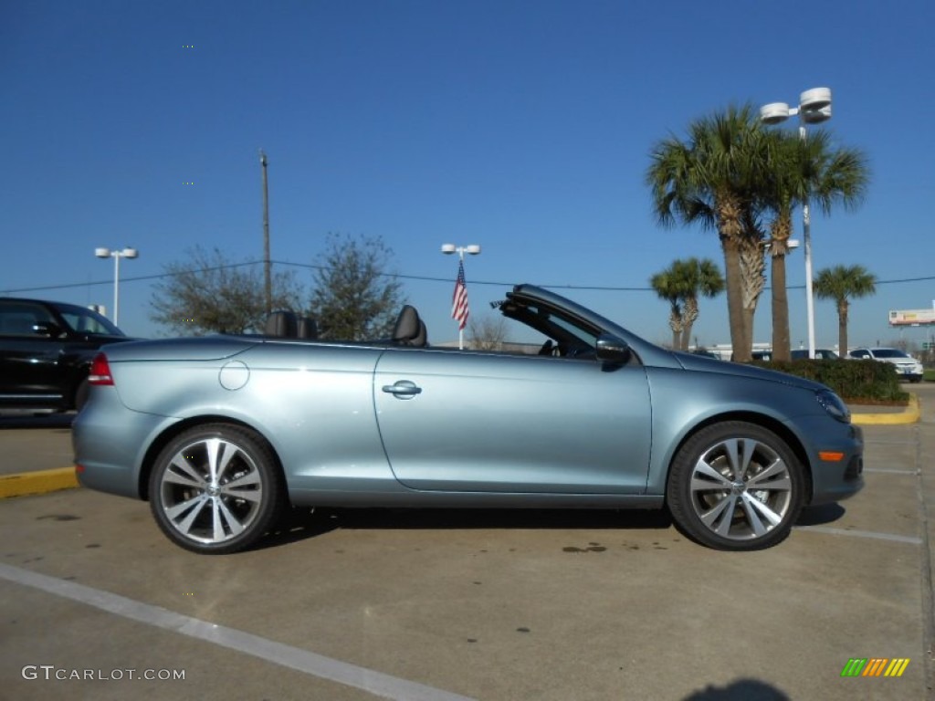 Horizon Blue Metallic 2013 Volkswagen Eos Lux Exterior Photo #77297977