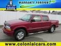 Dark Cherry Red Metallic - S10 LS Crew Cab 4x4 Photo No. 2