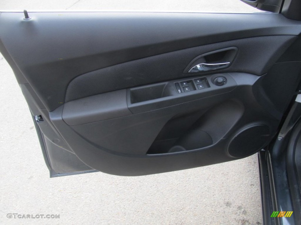 2013 Chevrolet Cruze ECO Jet Black Door Panel Photo #77298795