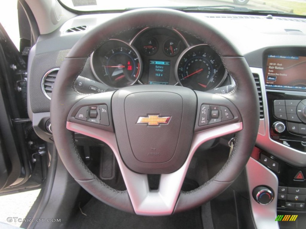 2013 Cruze ECO - Cyber Gray Metallic / Jet Black photo #15