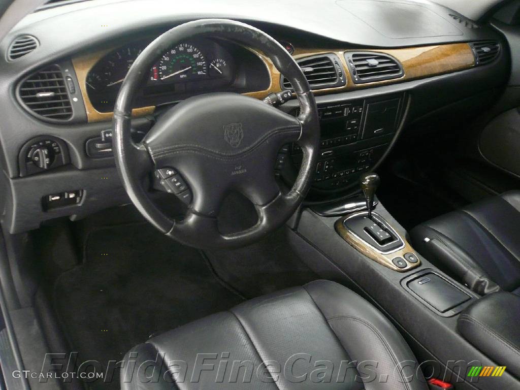 2002 S-Type 3.0 - Black / Charcoal photo #12