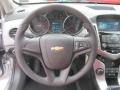 Jet Black/Medium Titanium Steering Wheel Photo for 2013 Chevrolet Cruze #77299355
