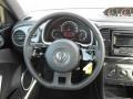 Black/Blue 2013 Volkswagen Beetle Turbo Steering Wheel