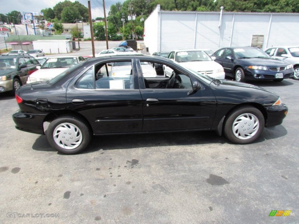 1999 Cavalier LS Sedan - Black / Graphite photo #3