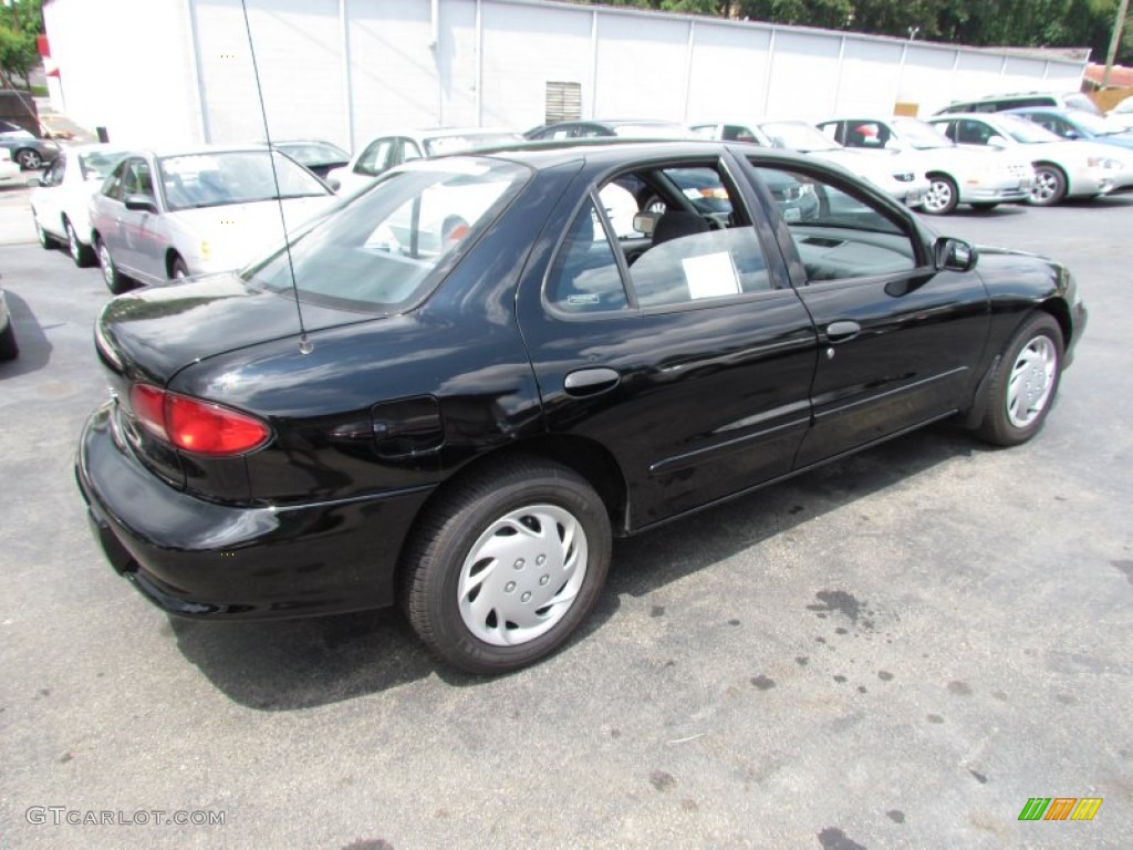 1999 Cavalier LS Sedan - Black / Graphite photo #4