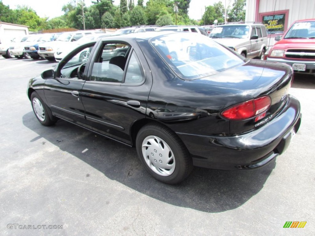 1999 Cavalier LS Sedan - Black / Graphite photo #7