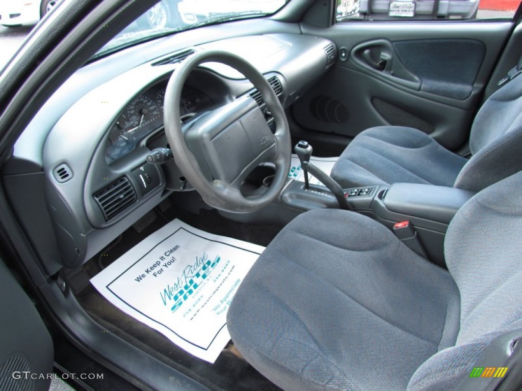 1999 Cavalier LS Sedan - Black / Graphite photo #21