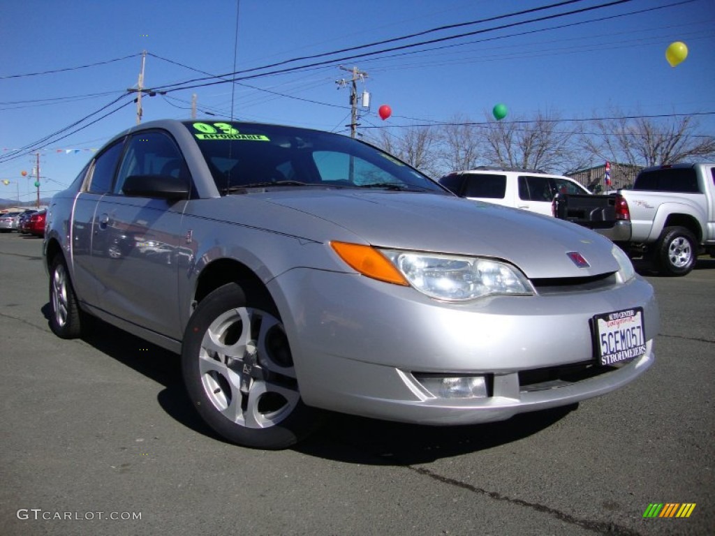 2003 ION 3 Quad Coupe - Silver / Gray photo #1