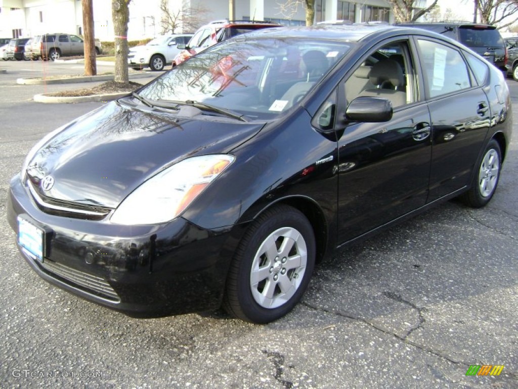 2008 Prius Hybrid - Black / Gray photo #1