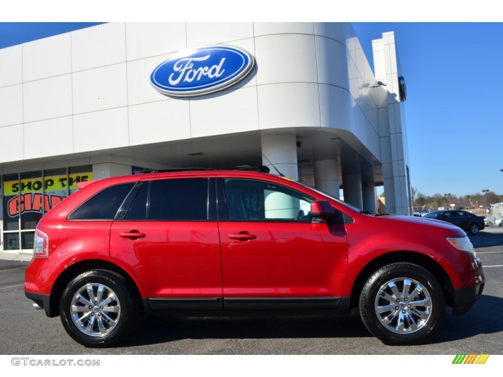 Redfire Metallic 2007 Ford Edge SEL Plus Exterior Photo #77302266
