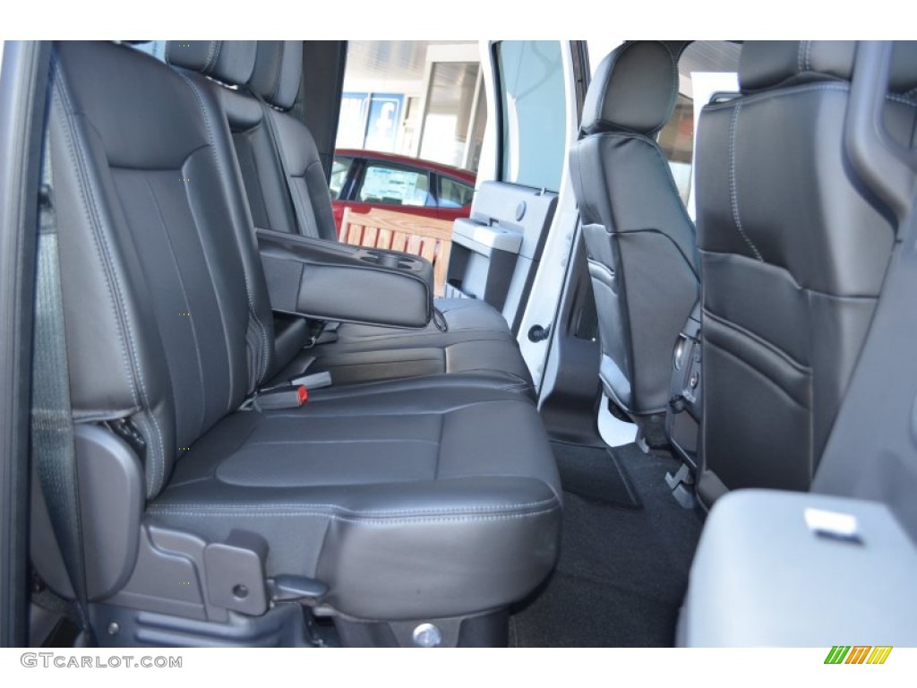 2013 Ford F250 Super Duty Lariat Crew Cab Rear Seat Photo #77303415