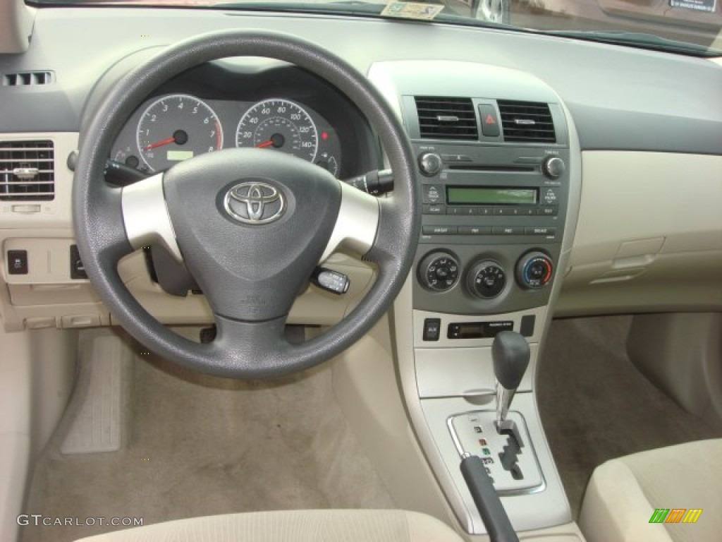 2011 Toyota Corolla LE Bisque Dashboard Photo #77303437