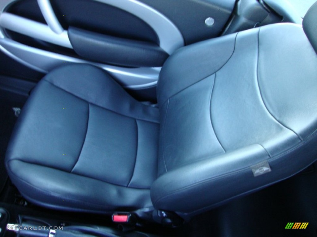 2005 Cooper S Convertible - Cool Blue Metallic / Black/Panther Black photo #16