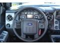 Black 2013 Ford F250 Super Duty Lariat Crew Cab Steering Wheel