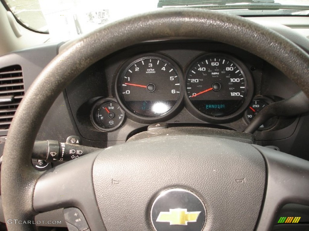 2008 Silverado 1500 LS Regular Cab 4x4 - Silver Birch Metallic / Dark Titanium photo #12