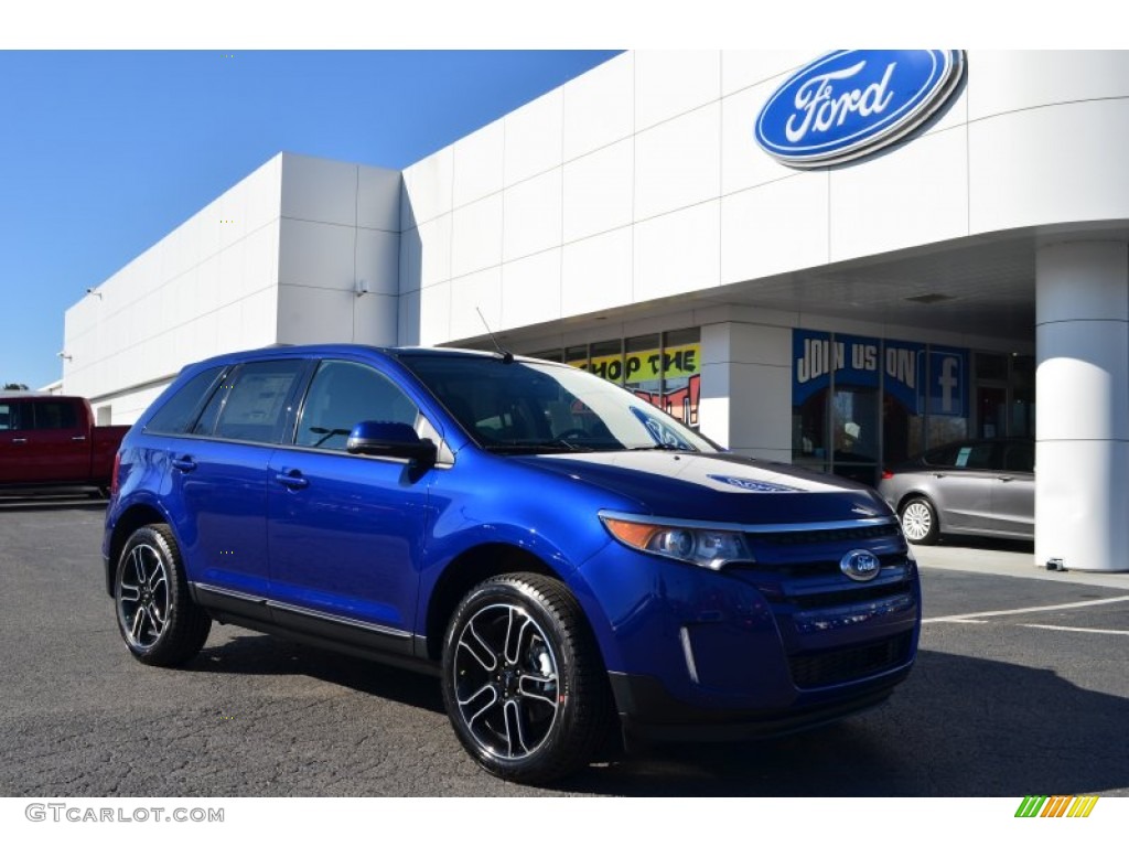 Deep Impact Blue Metallic 2013 Ford Edge SEL Exterior Photo #77304078