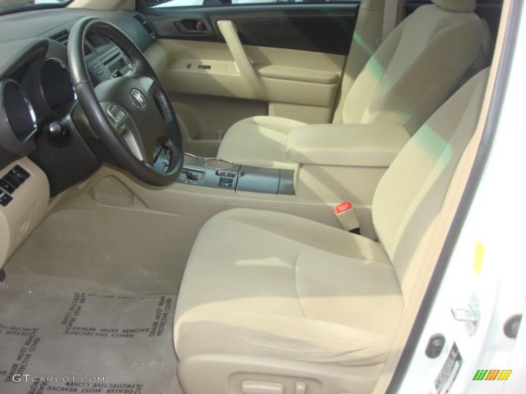 2010 Toyota Highlander V6 4WD Front Seat Photo #77304283