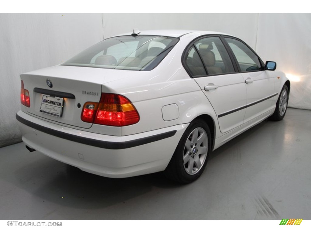 2005 3 Series 325i Sedan - Alpine White / Sand photo #5