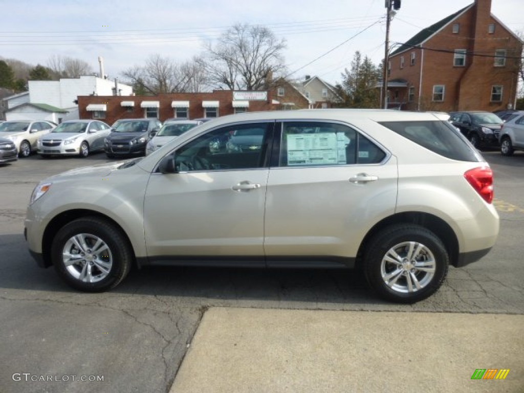 Champagne Silver Metallic 2013 Chevrolet Equinox LS AWD Exterior Photo #77304860