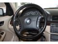 2005 BMW 3 Series Sand Interior Steering Wheel Photo