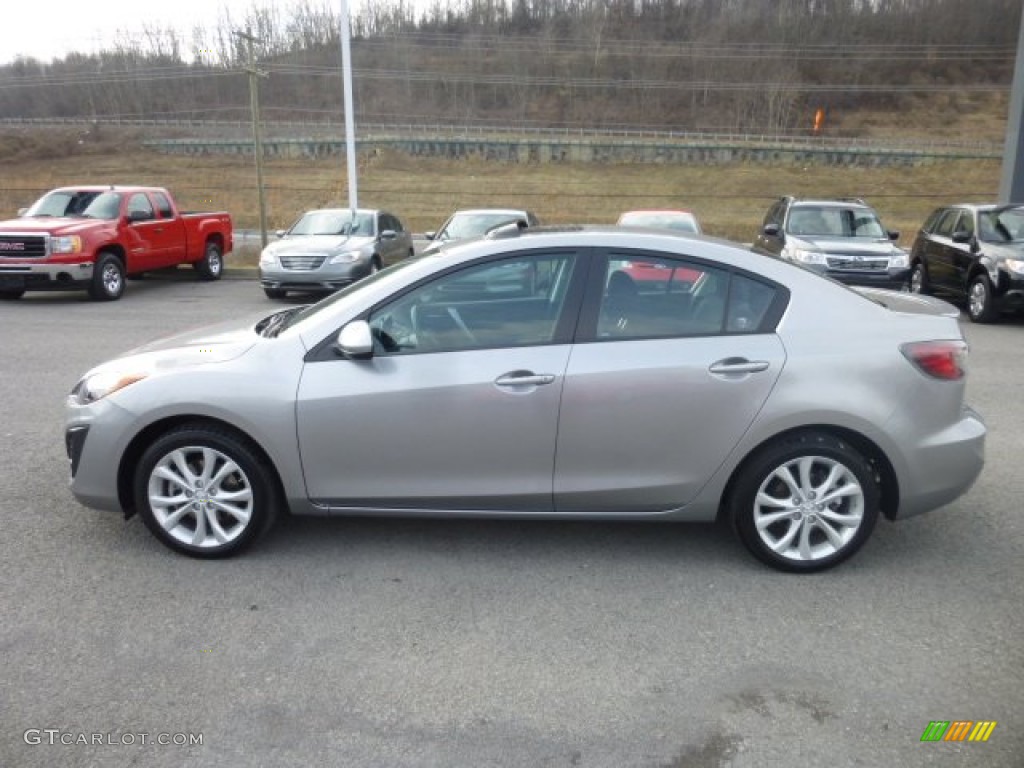 Liquid Silver Metallic 2011 Mazda MAZDA3 s Sport 4 Door Exterior Photo #77306223