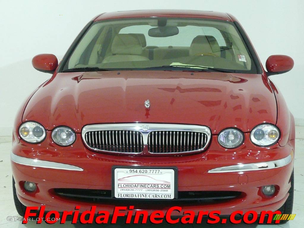 2004 X-Type 3.0 - Salsa Red / Champagne photo #5