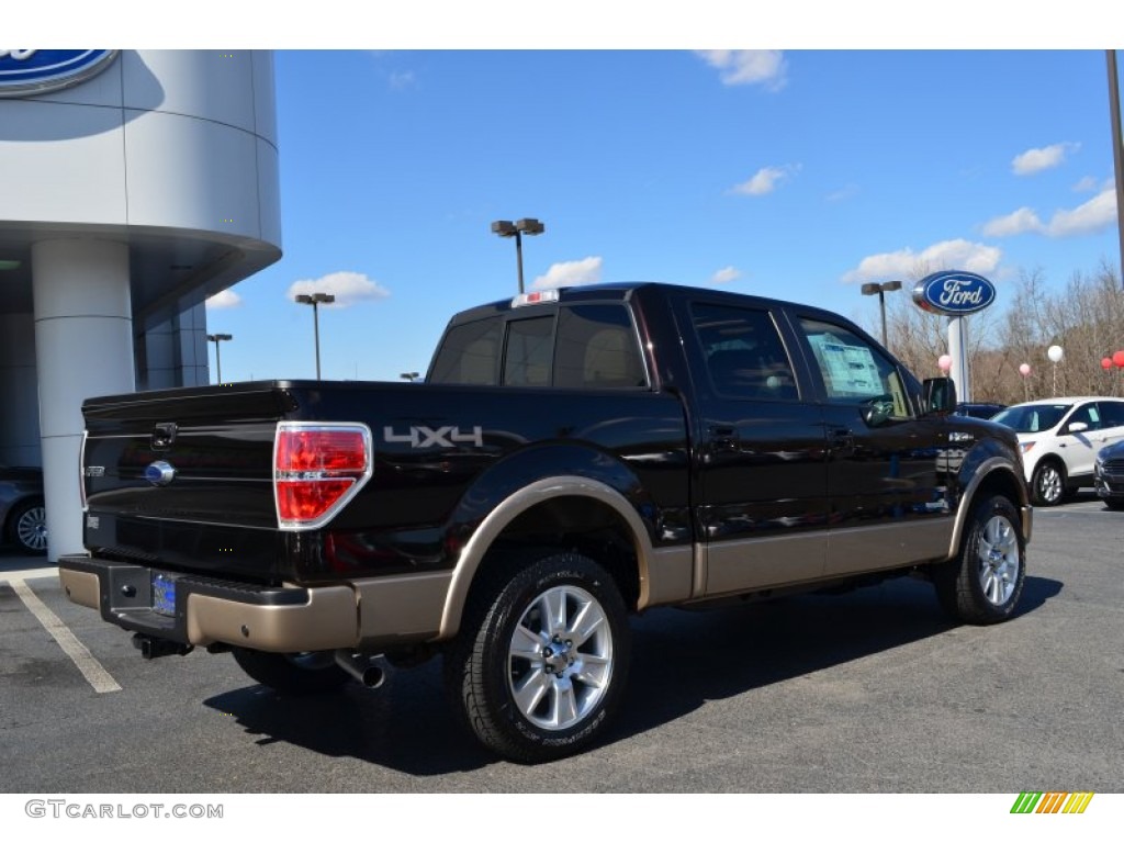 2013 F150 Lariat SuperCrew 4x4 - Kodiak Brown Metallic / Adobe photo #3